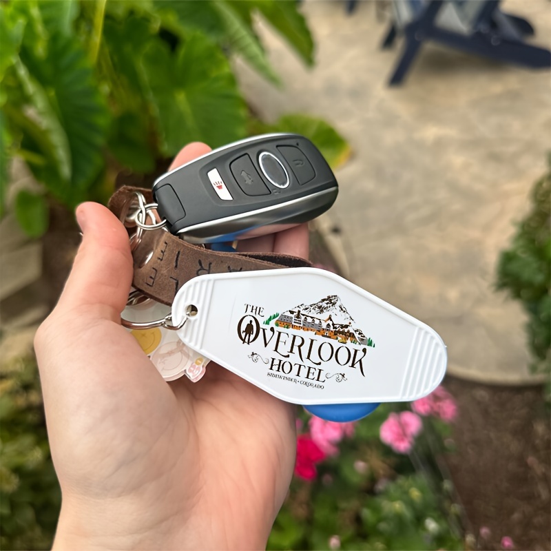 Hotel Keychain Stylish Resin Letter Charm for Car Keys Handbags,  Perfect Gift for Travel Enthusiasts