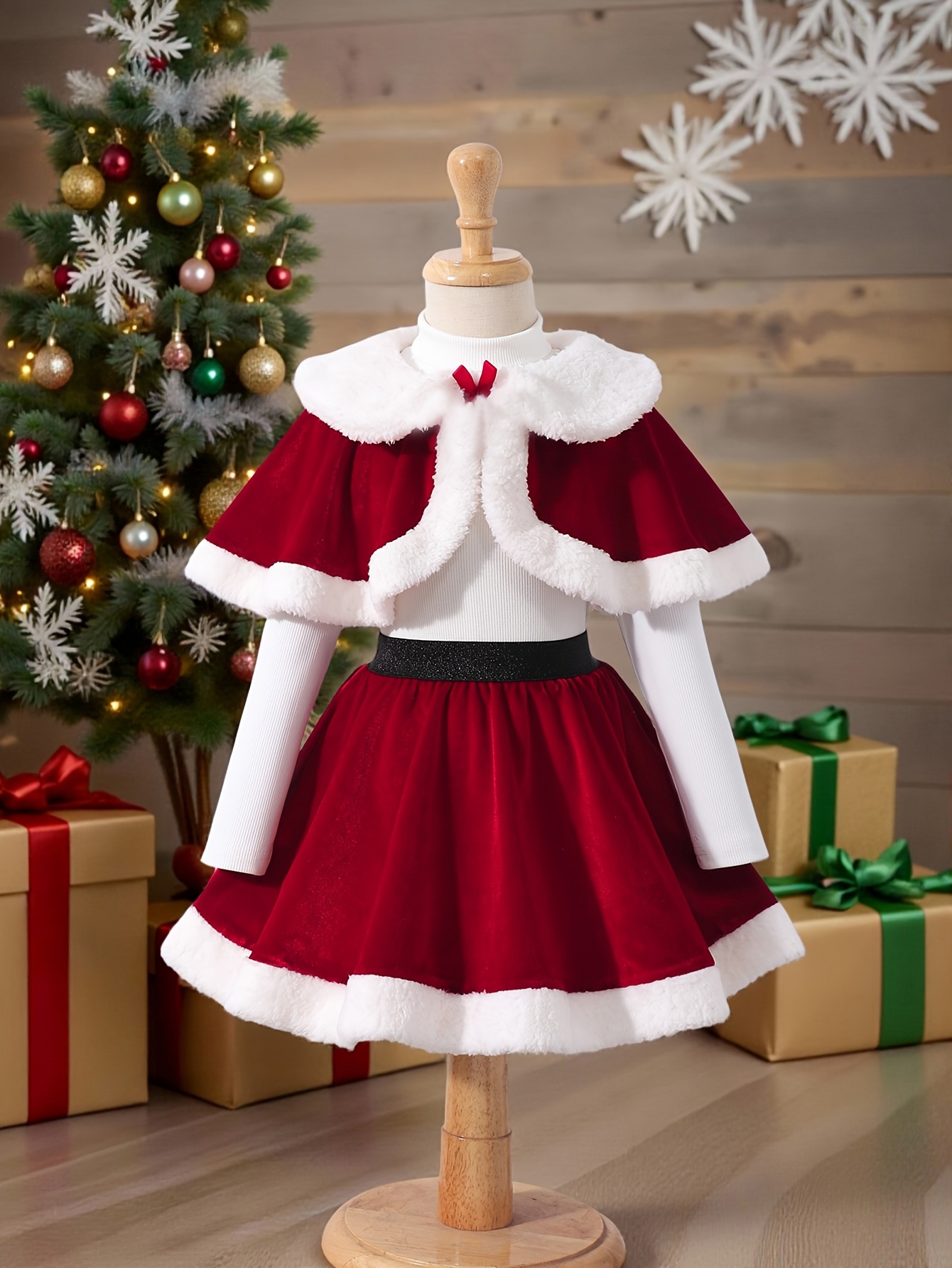 christmas dresses for girls sold on Temu United States