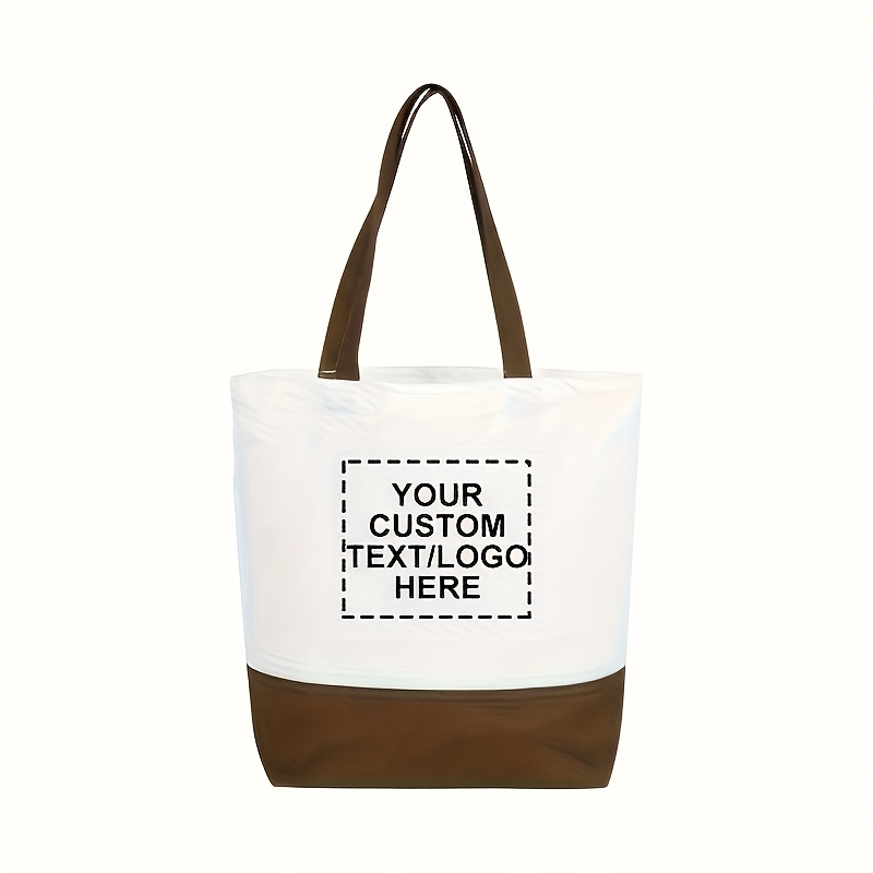 10pcs Custom Canvas Tote Bags with Personalized Patchwork