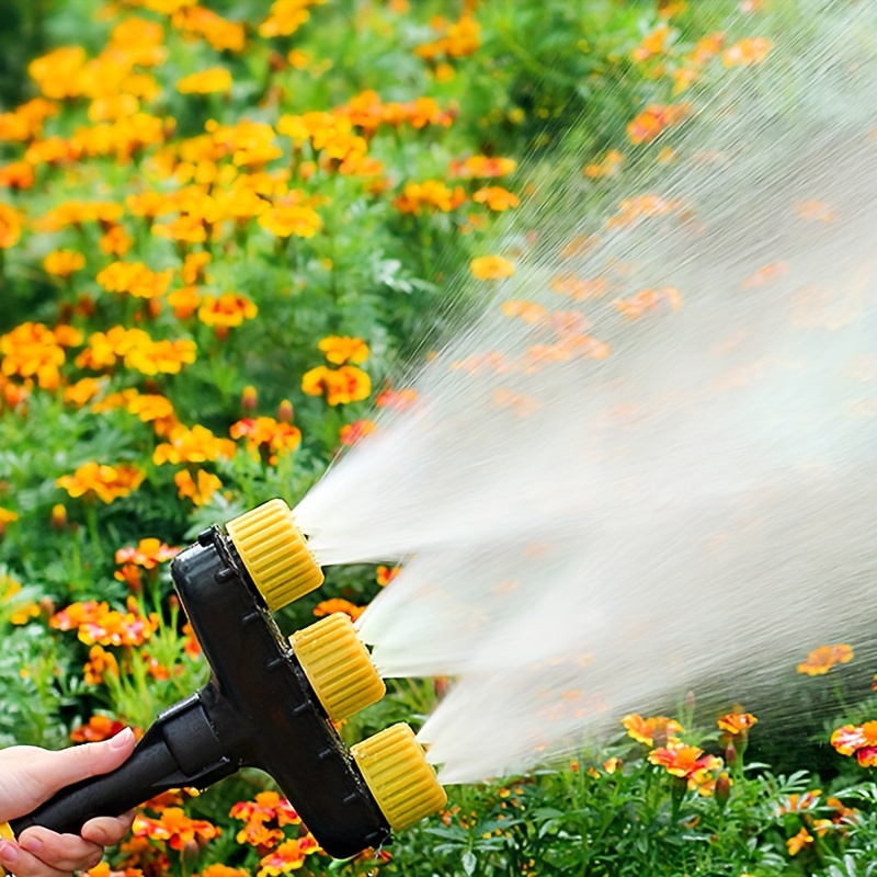 

1pc Gardening Lawn Sprinkler Nozzle, Large Flow Irrigation Water Gun, Watering And Watering Vegetables, Greening Garden Sprinkler Nozzle