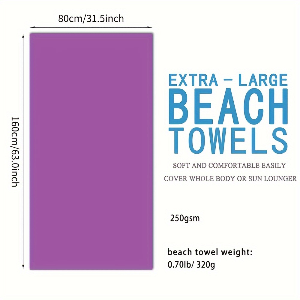 Custom Name Beach Towel - Personalized Bath &amp; Pool Towel for Men and Women, Modern Polyester Knit Fabric, Rectangular Shape, 250gsm, with Your Name