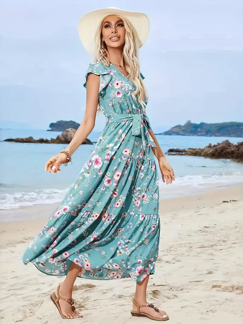 beach dress turquoise Turquoise Beach Wedding Guest Dresses