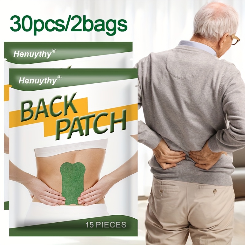 30pcs 2bags bee   lumbar patch     contain bee   ginger ingredients for body neck knee hands legs back male female old   essential for sports