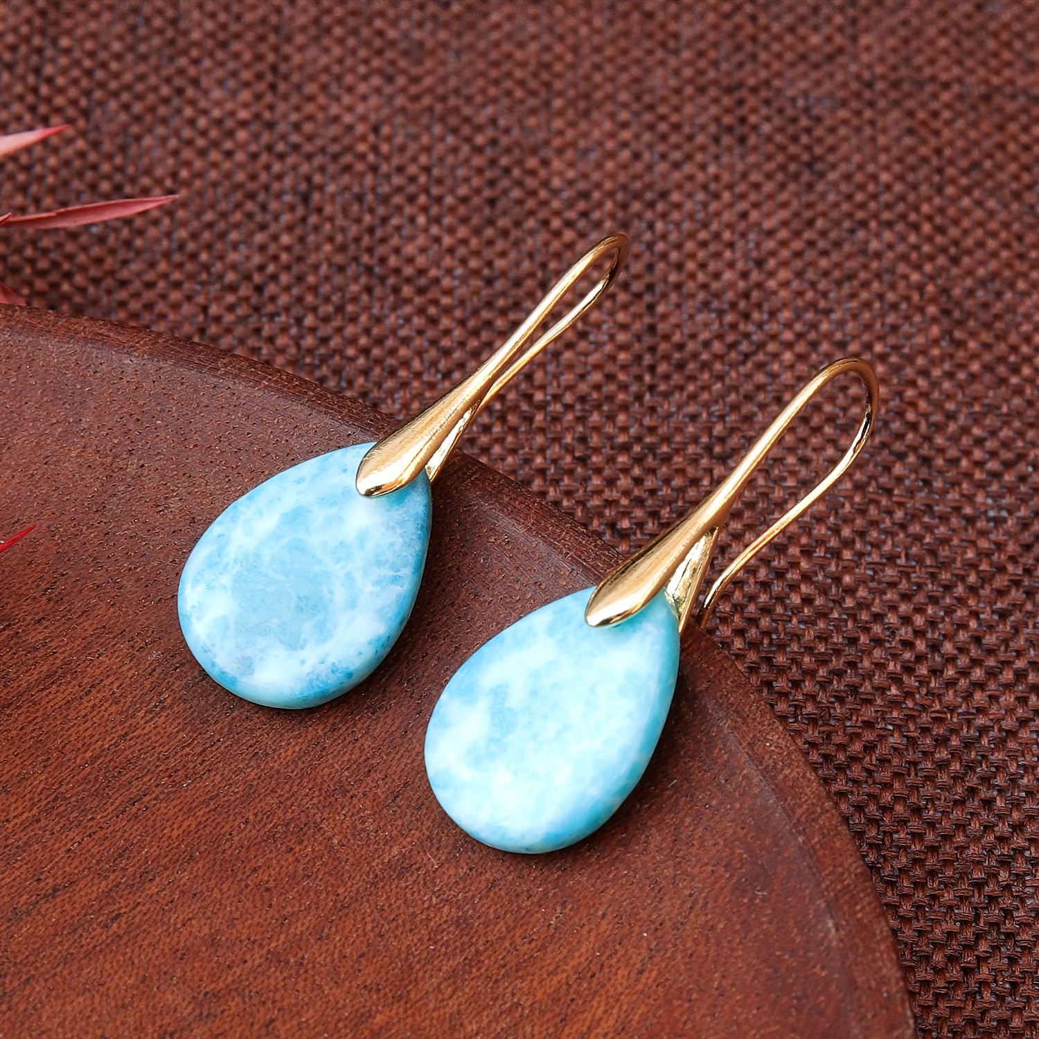 Women's Stylish Petite Natural Stone Earrings