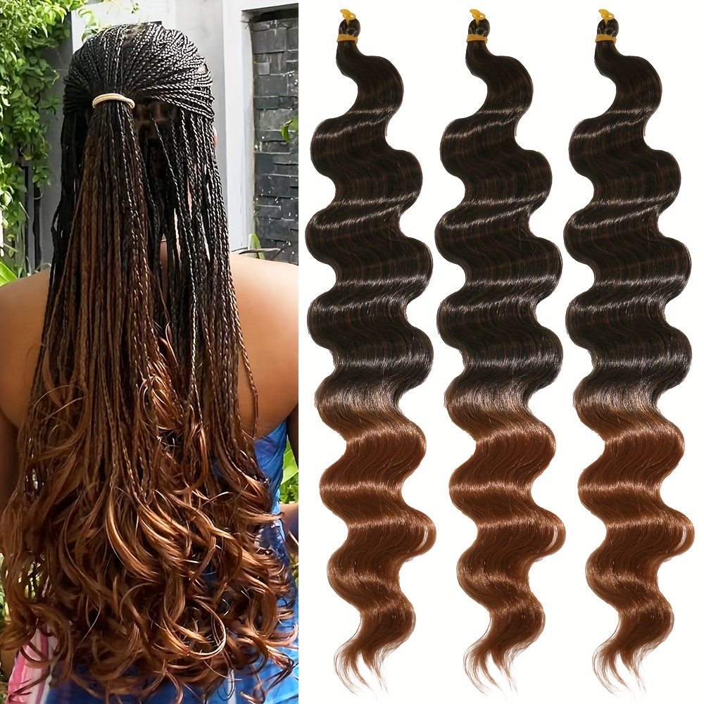 3pcs 24 looking body wave braiding hair extensions women pre