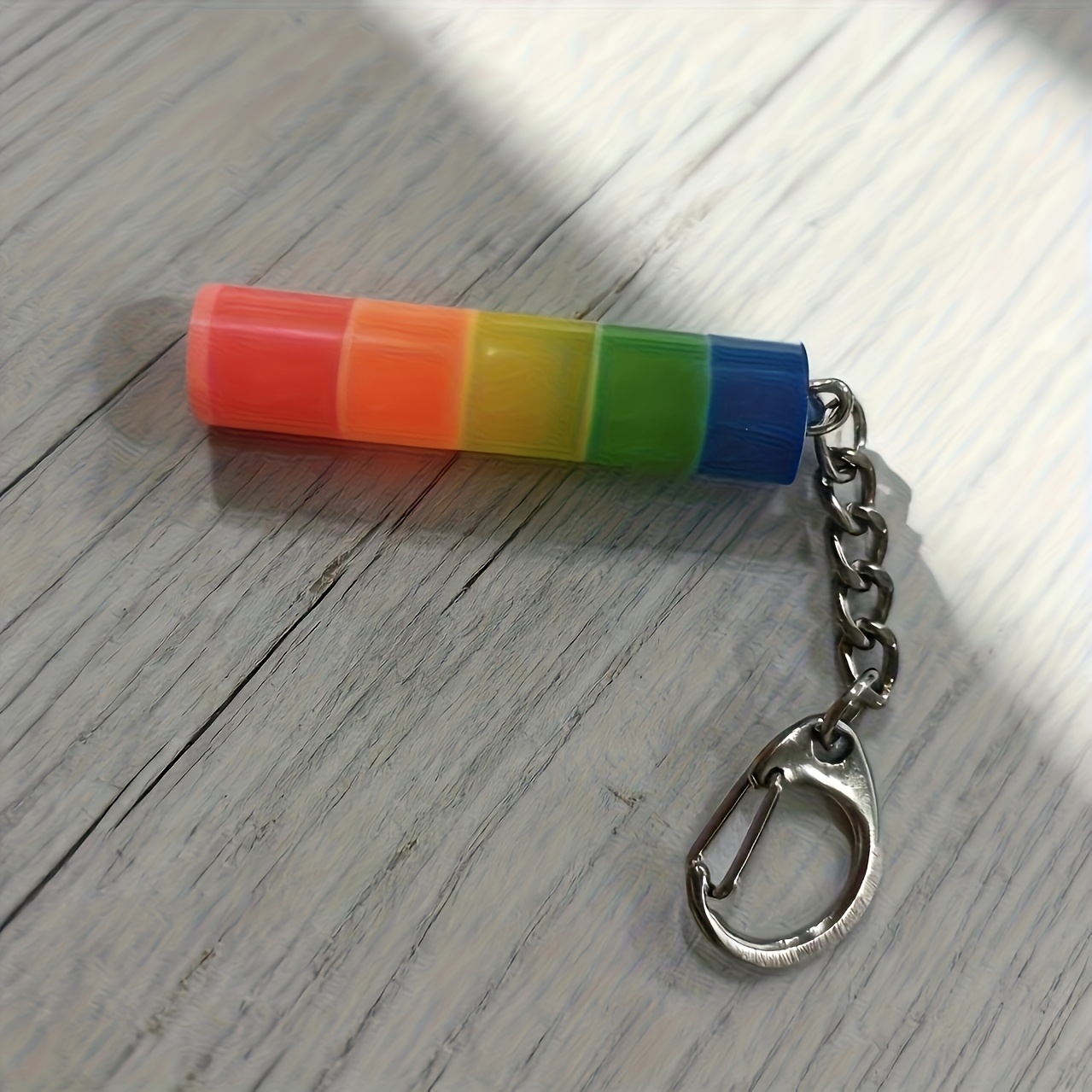 2d Flat, A Colorful Luminous Pendant, Self- Signal Marker Keychain Gift, F86