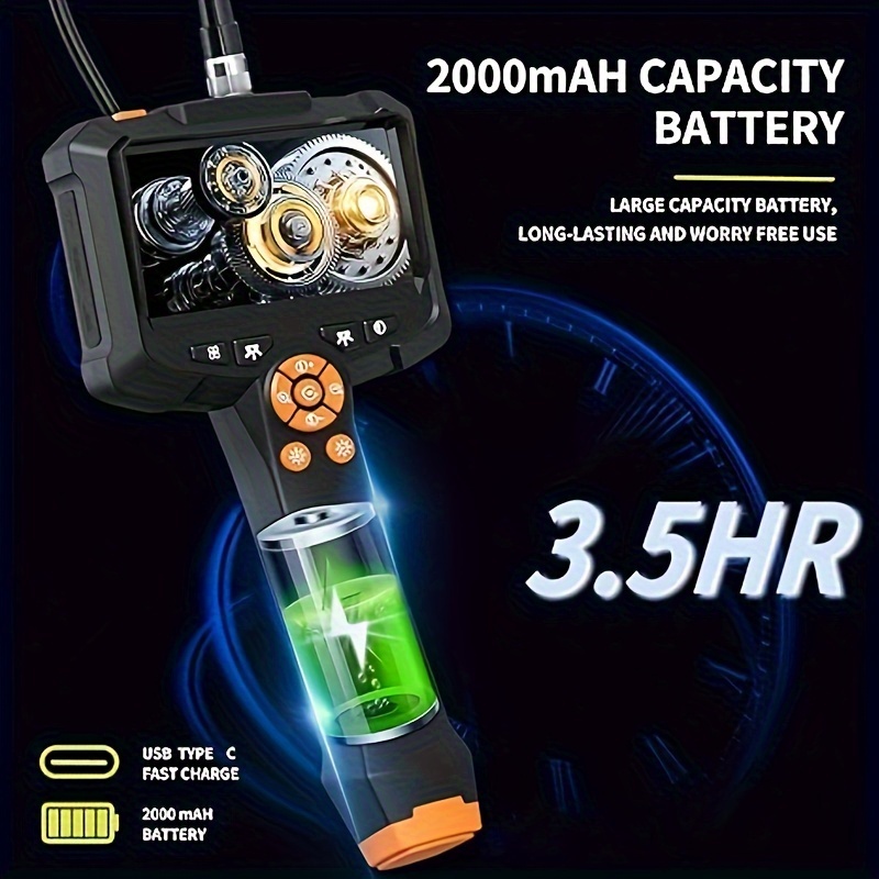  borescope 4 3 endoscope camera with light endoscope 1080 hd inspection camera borescope camera with light snake camera 16 5ft endoscope camera gadgets for men Product details 4