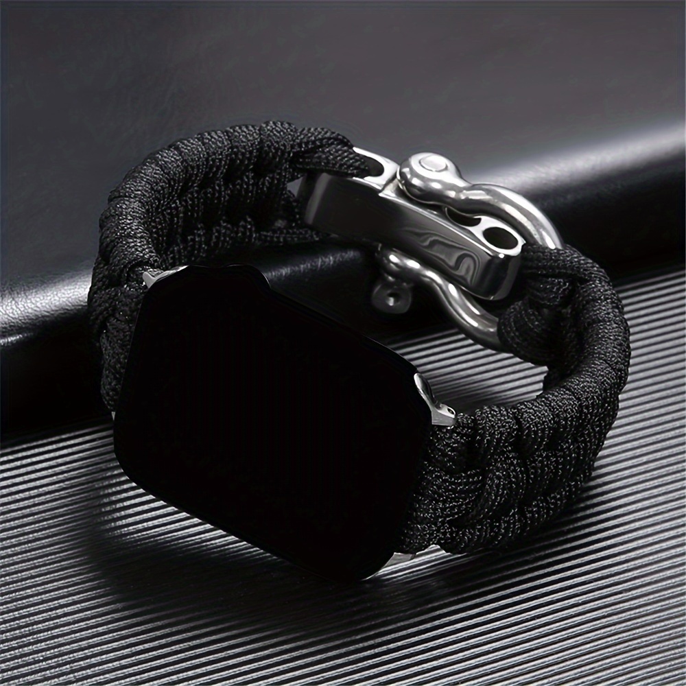 Outdoor Sports Nylon Rope Bracelet For Iwatch Ultra series Temu