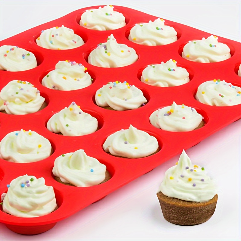 

24-cup Silicone Muffin & Cupcake Baking Pan - Non-electric, Restaurants, Food Trucks & Bakeries