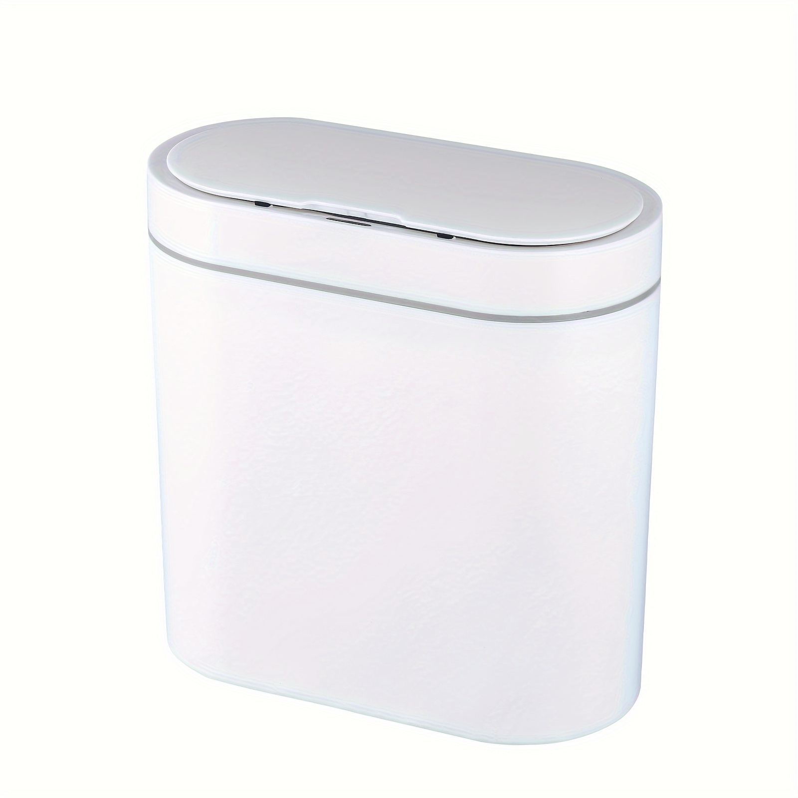 

Elpheco Bathroom Trash Can, 2.5 Gallon Waterproof Motion Sensor Small With Lids, 9.5 Liters Slim Plastic Narrow Automatic Bedroom Office