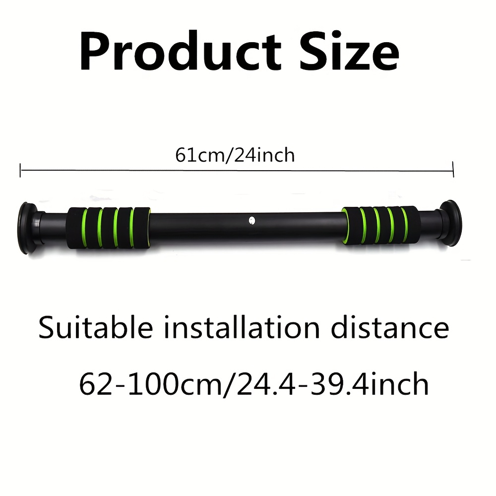 adjustable door frame pull up bar indoor wall mounted fitness equipment made of carbon steel with no drilling required designed for strength training and bodyweight exercises in a home gym Product details 2