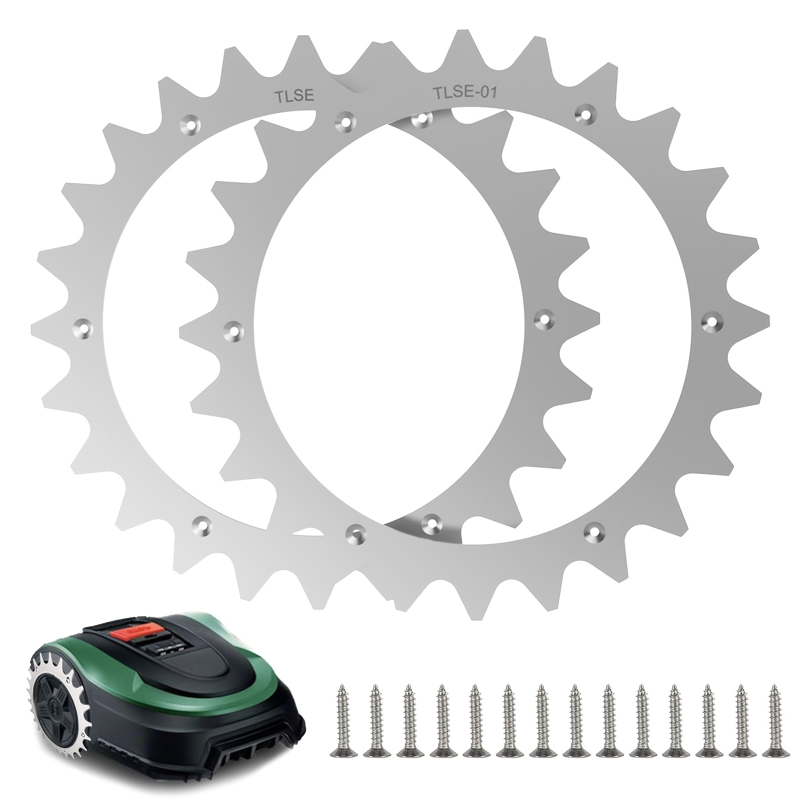 Image of Spikes For Navimow Robotic Lawnmowers - I105 - I108e-12x Stainless Steel Screws- Traction Improvement For Robotic Lawnmowers - Robotic Lawnmowers