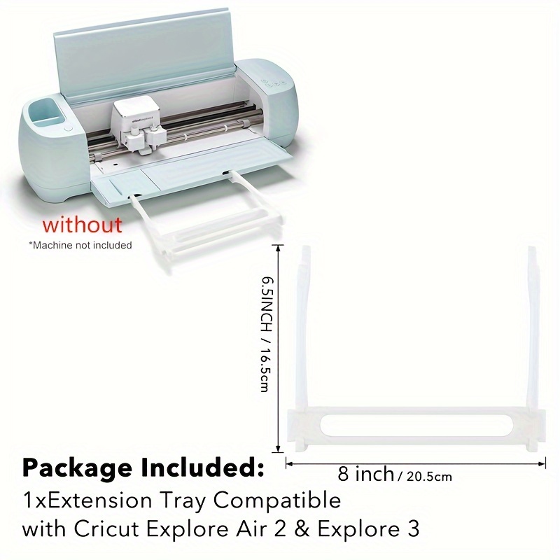 TEMU Extension Tray Holder Compatible For & Explore 3；extension Tray Compatible With And Maker; Cutting Mat Support Rack For Preventing The Mat From Bending And Falling