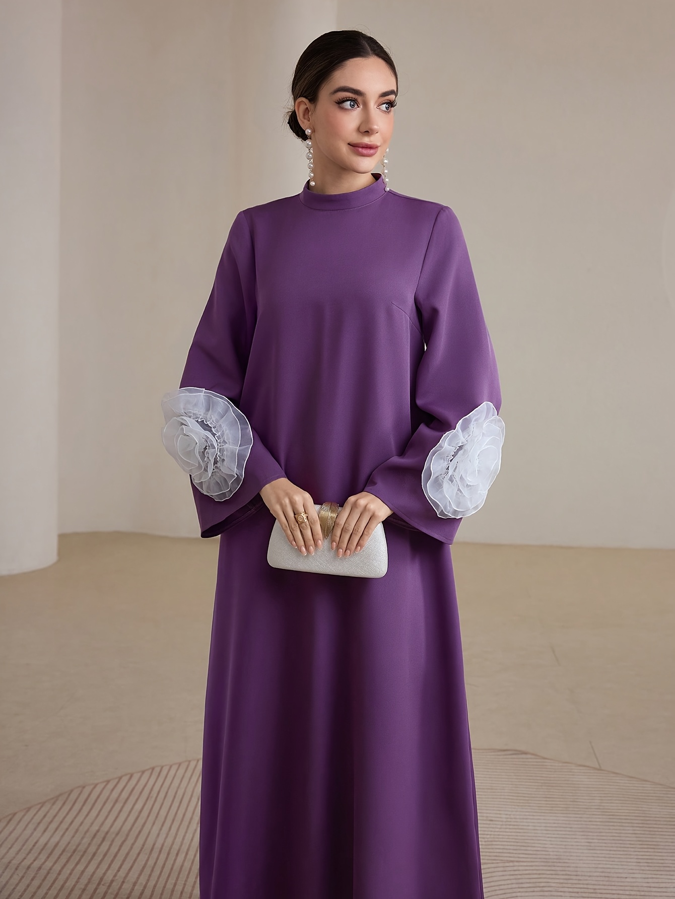green emerald velvet dress Elegant Girls Black Abaya: Comfort & Modesty with Flowy Design