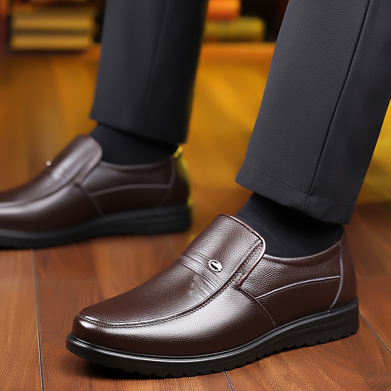 Zapatos Casuales de Negocios para Hombres, Talla Grande, Suela Suave y Versátil, Zapatos de Vestir de Moda para la Oficina y Ocasiones de Fiesta - Imagen 6