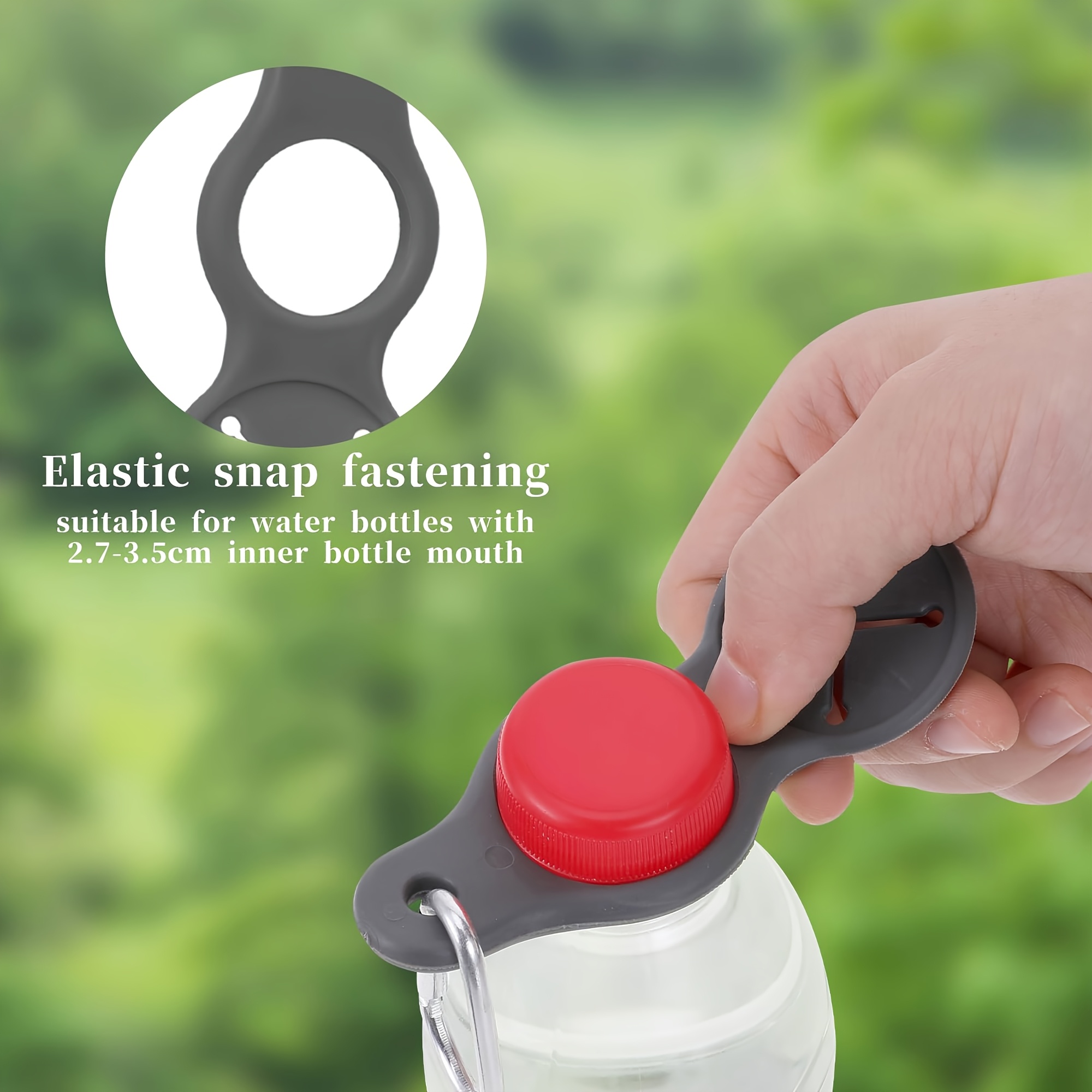 4pcs water bottle clip holder portable bottle rack nylon backpack