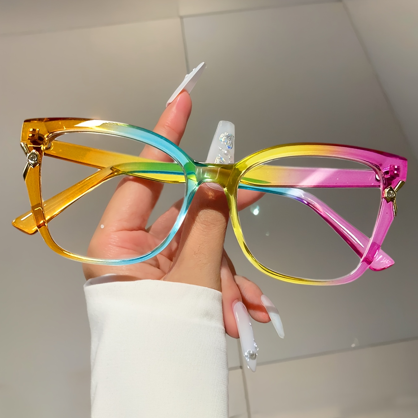 2025 Eye Glasses For Women Colorful Frame Eyewear