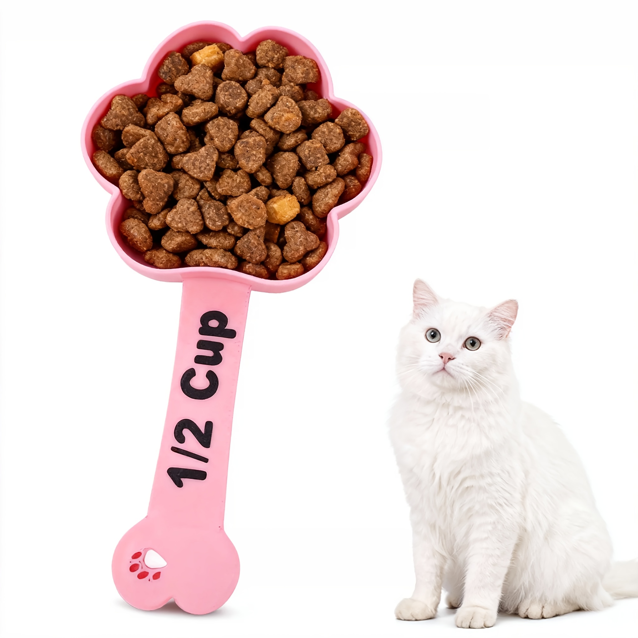 Durable Plastic Pet Food Can Spoon - Easy-Clean Scoop for Mixing Wet Food for Dogs And Cats, Random Color, Perfect for Pet Feeding, Pet Food Spoon