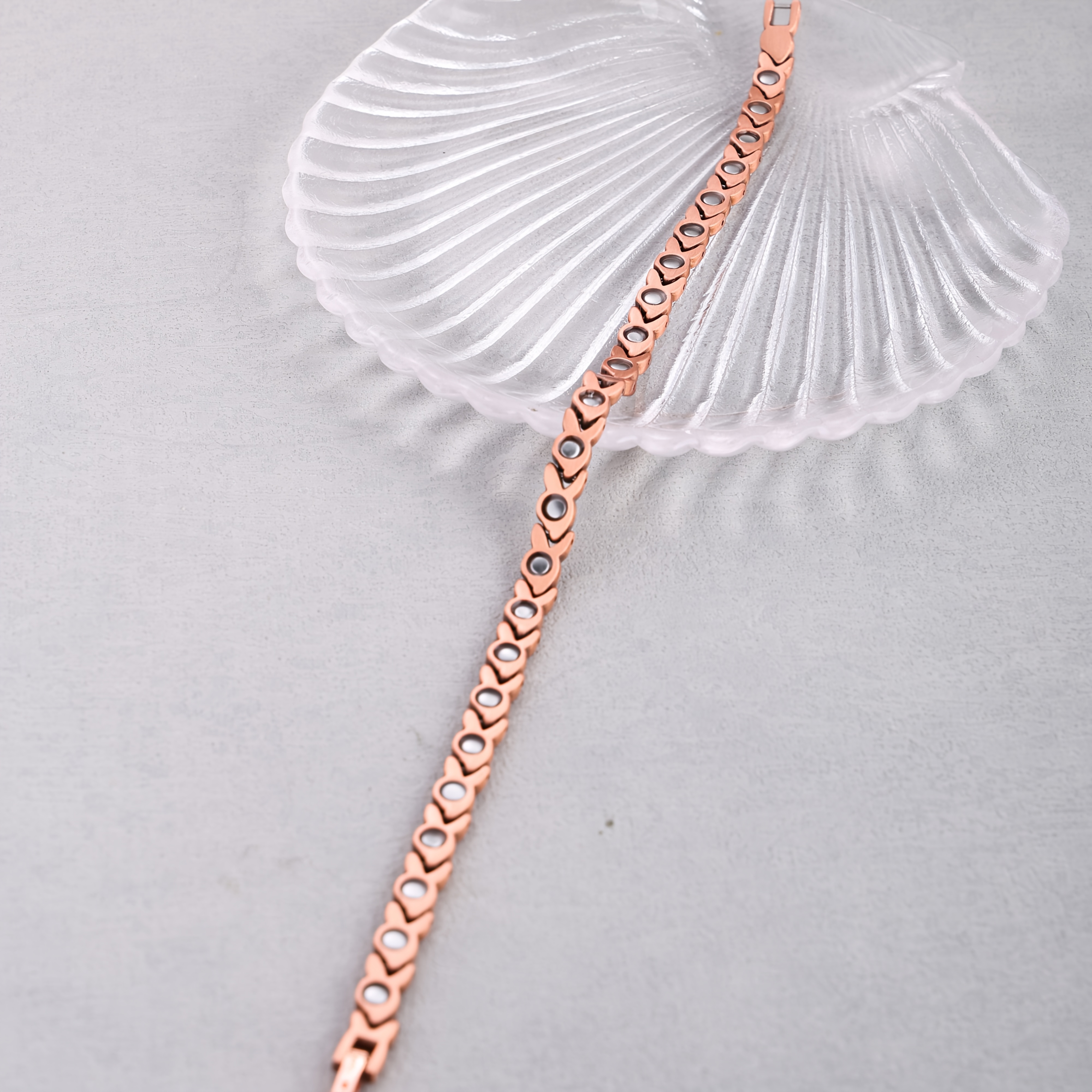 Women's Adjustable Copper Magnetic Bracelet, Daily Wear Gift