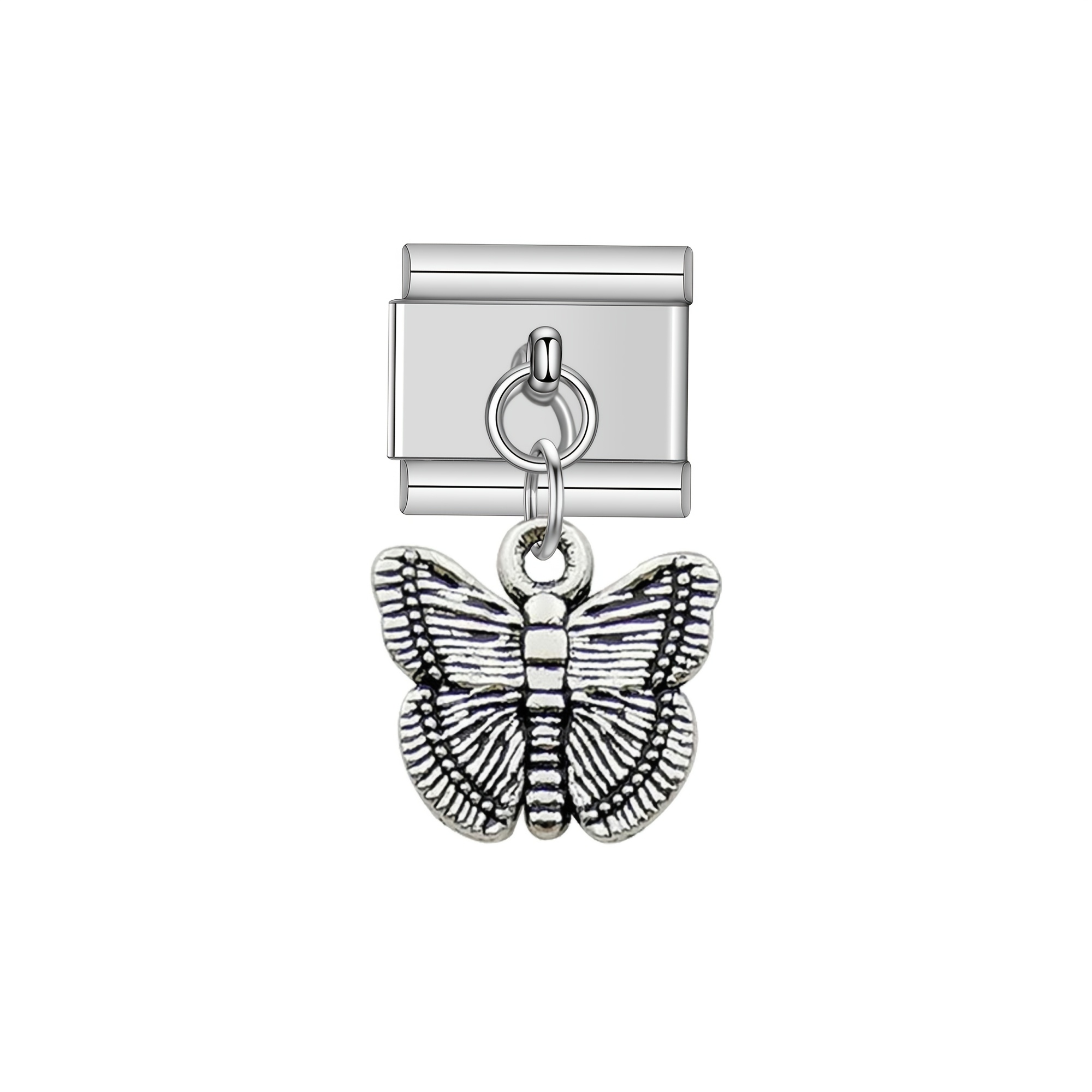 Lovely Butterfly Charm Links Bracelet Fit for 9mm Bracelet