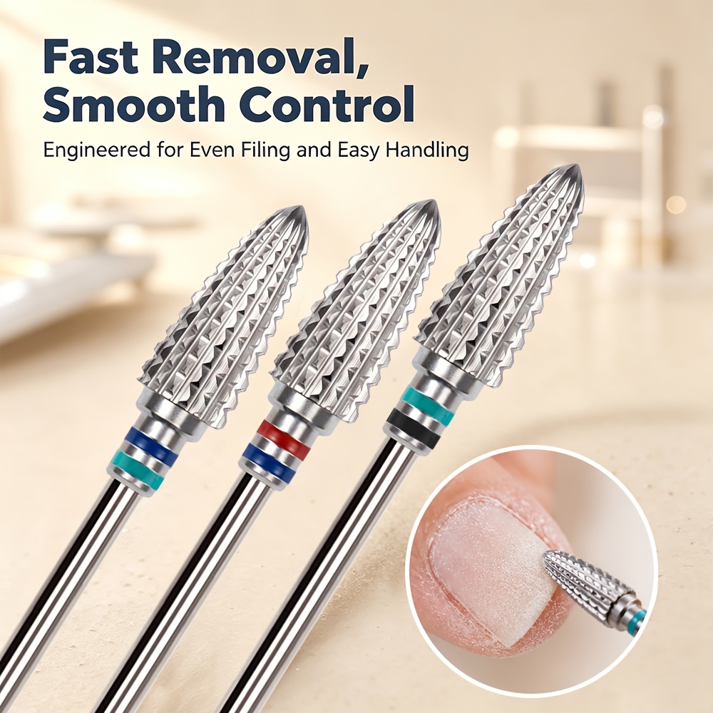 Double Ring Tungsten Steel Nail Drill Bit