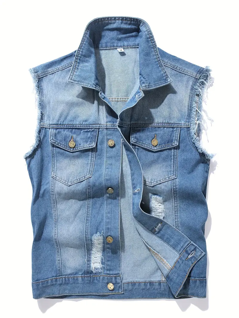 mens lapel and and distressed and for summer details 0