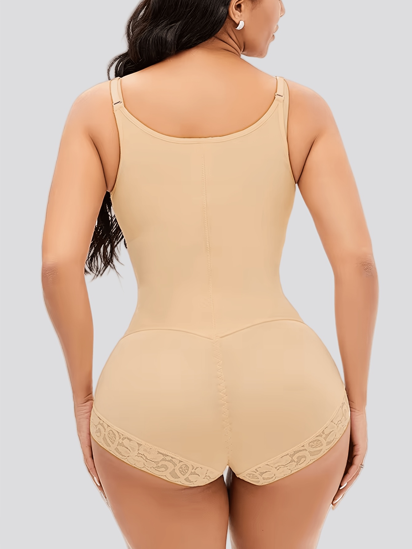 1pc womens body shaper shapewear fajas body shaper cinching waist lifting butt tummy control breathable suitable for daily wear Product details 0