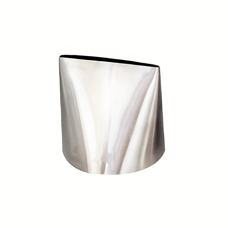 TEMU Boquilla de acero inoxidable de punta extragrande, paquete de 1, para repostería casera, glaseado de pasteles y decoración con