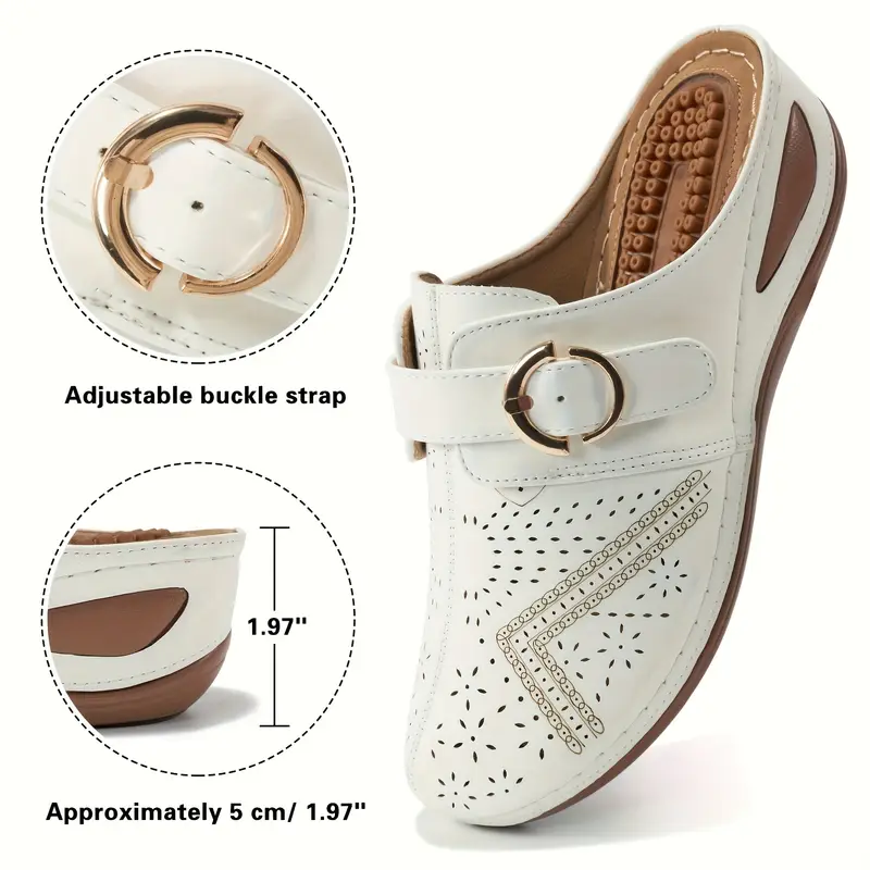 womens toe out decor slides slippers slippers details 2