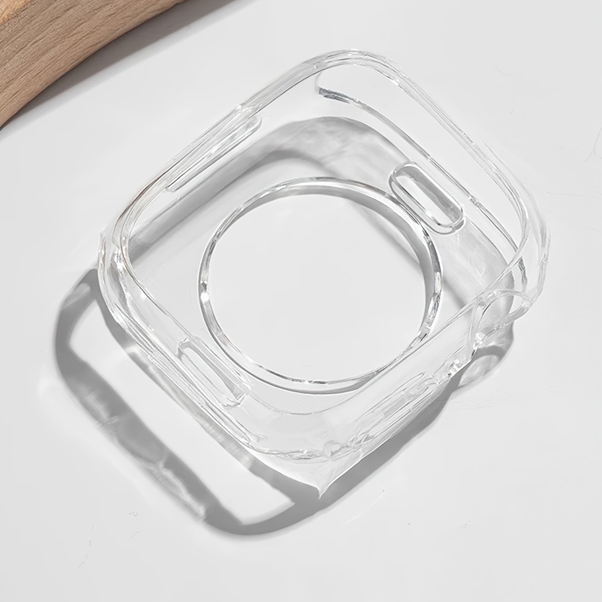 TEMU 1pc Boîtier de montre intelligente tendance et décontracté en TPU anti-chute pour femmes et hommes, pour Apple Watch 40/41/42/44/45/46/49 mm,