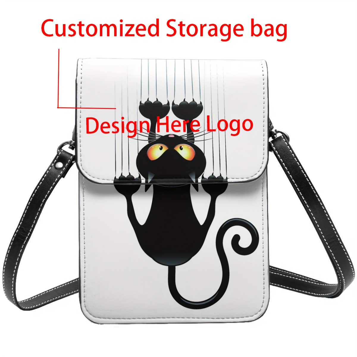 

Custom Personalized Small Crossbody Bags Cell Phone Purses Travel Pouch Bag