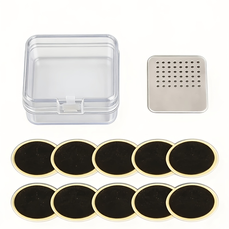 TEMU Kit portatile per riparazione pneumatici da ciclismo, set completo di accessori per riparazione pneumatici bici, per emergenze di ciclismo a