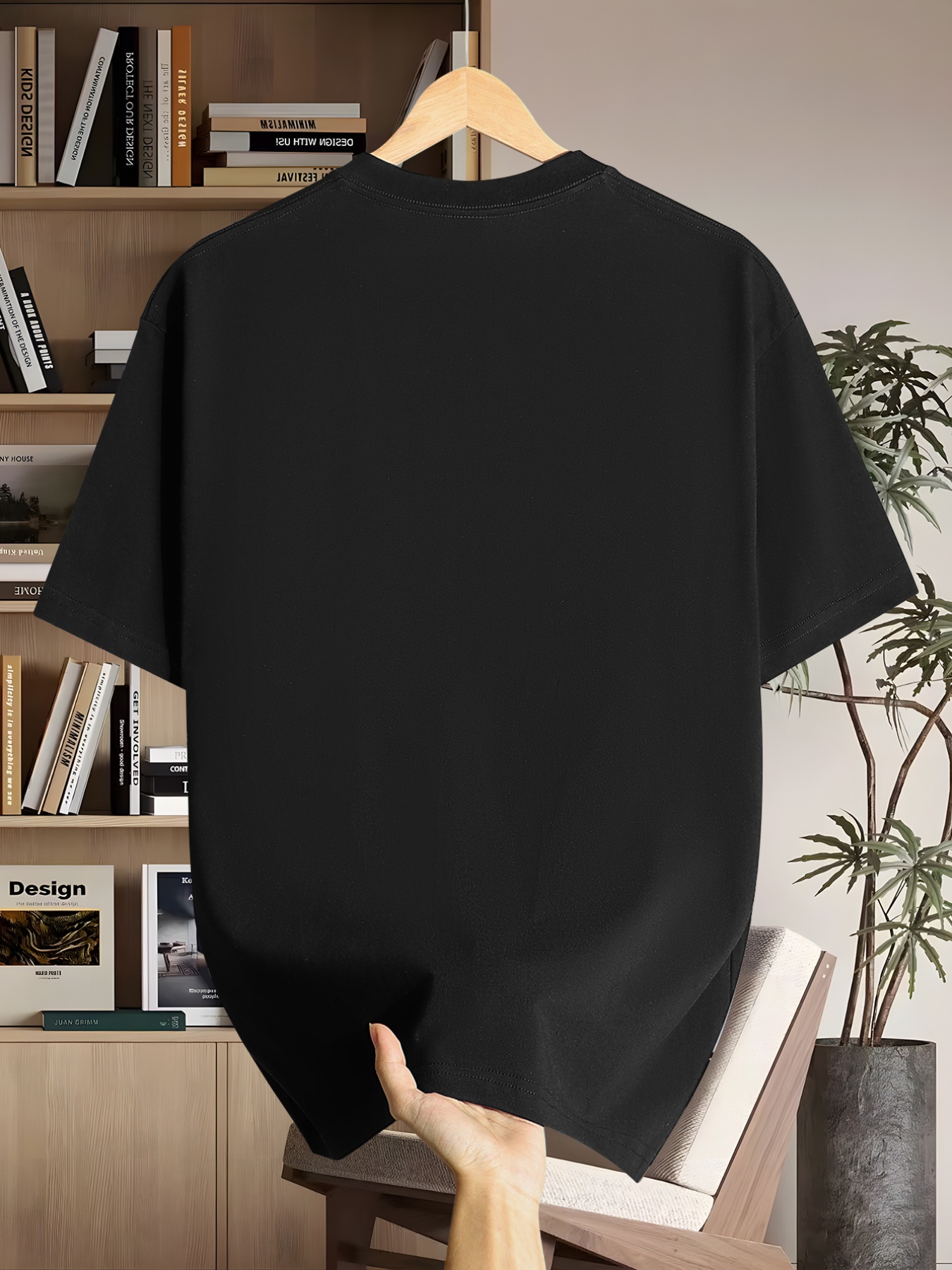 Men'S Short Sleeve T-Shirt | Casual Crew Neck with Slight Stretch, Geometric Pattern, Summer Season, Regular Fit for Adults