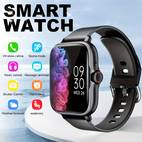 high definition full touchscreen smart watch is unisex supports wireless calls and message notifications features multiple sports remote photography music customizable watch face wallpapers and is compatible with android and iphone devices this multifunctional watch allows for making and receiving calls along with notification features suitable for everyone