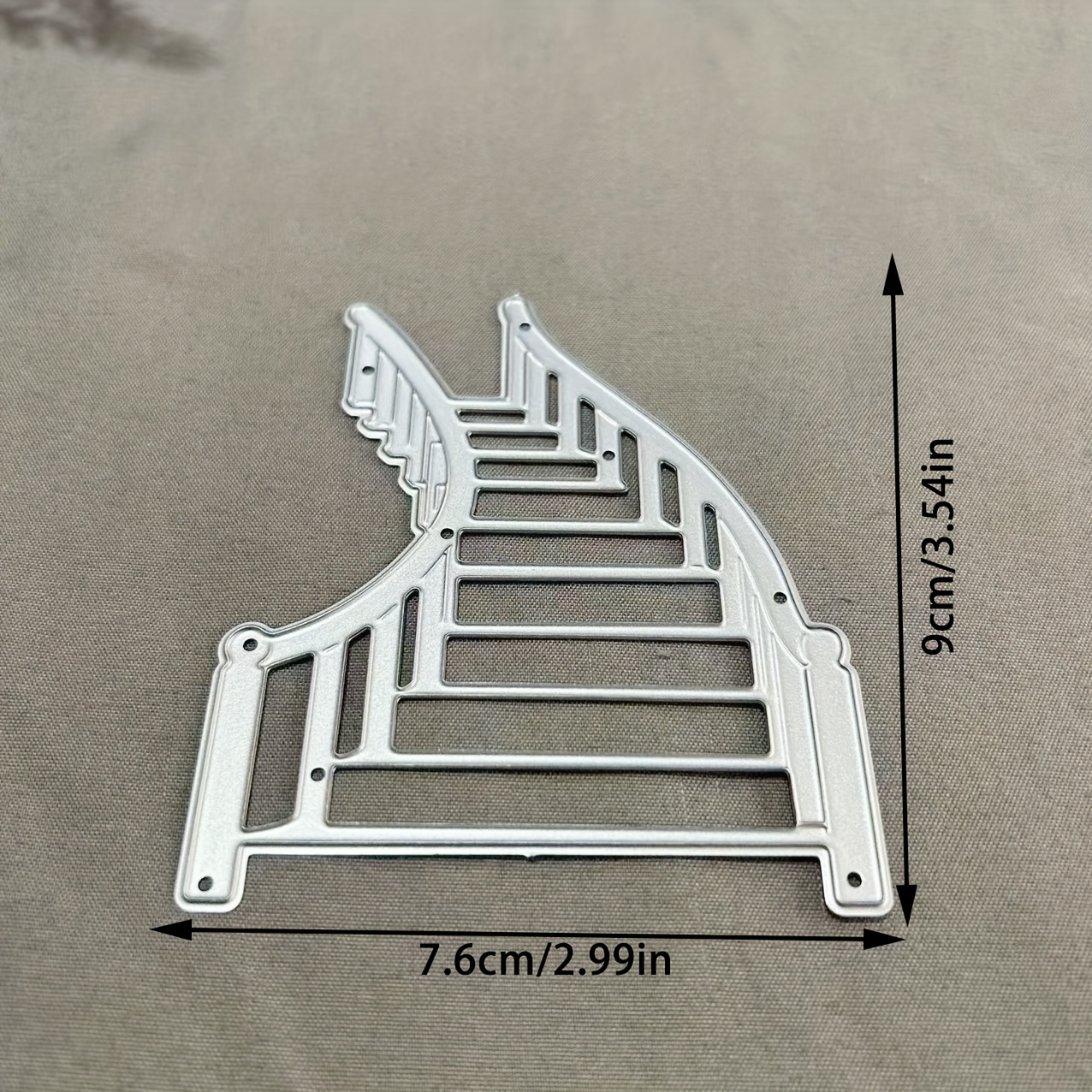 1pc Of Metal Cutting Dies For Stairs, Scrapbooking Embossing Template, Metal Die Cuts For Handmade Greeting Card Creation, Tools For Making Gift Cards