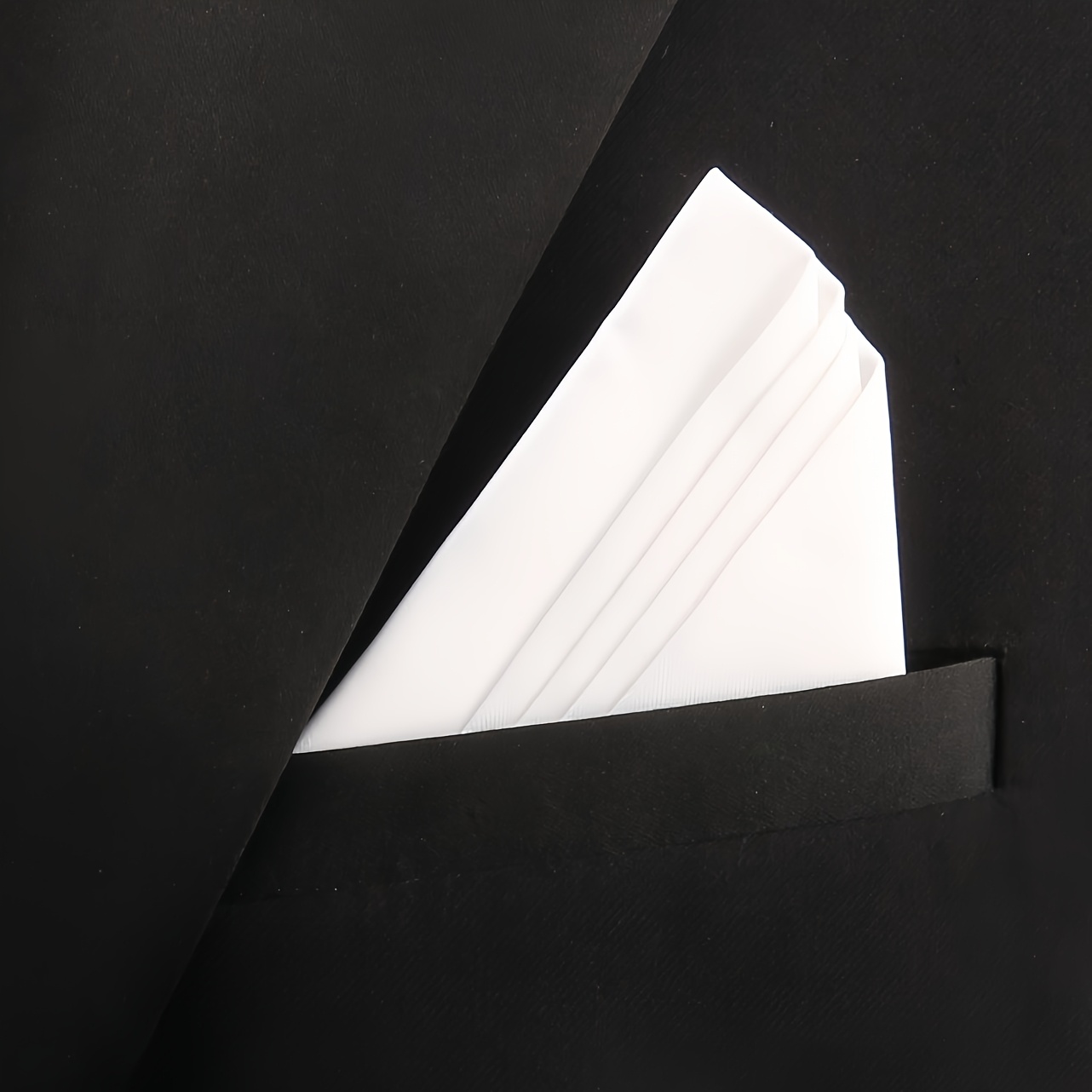Men's Pre-formed No-Fold Pocket Square