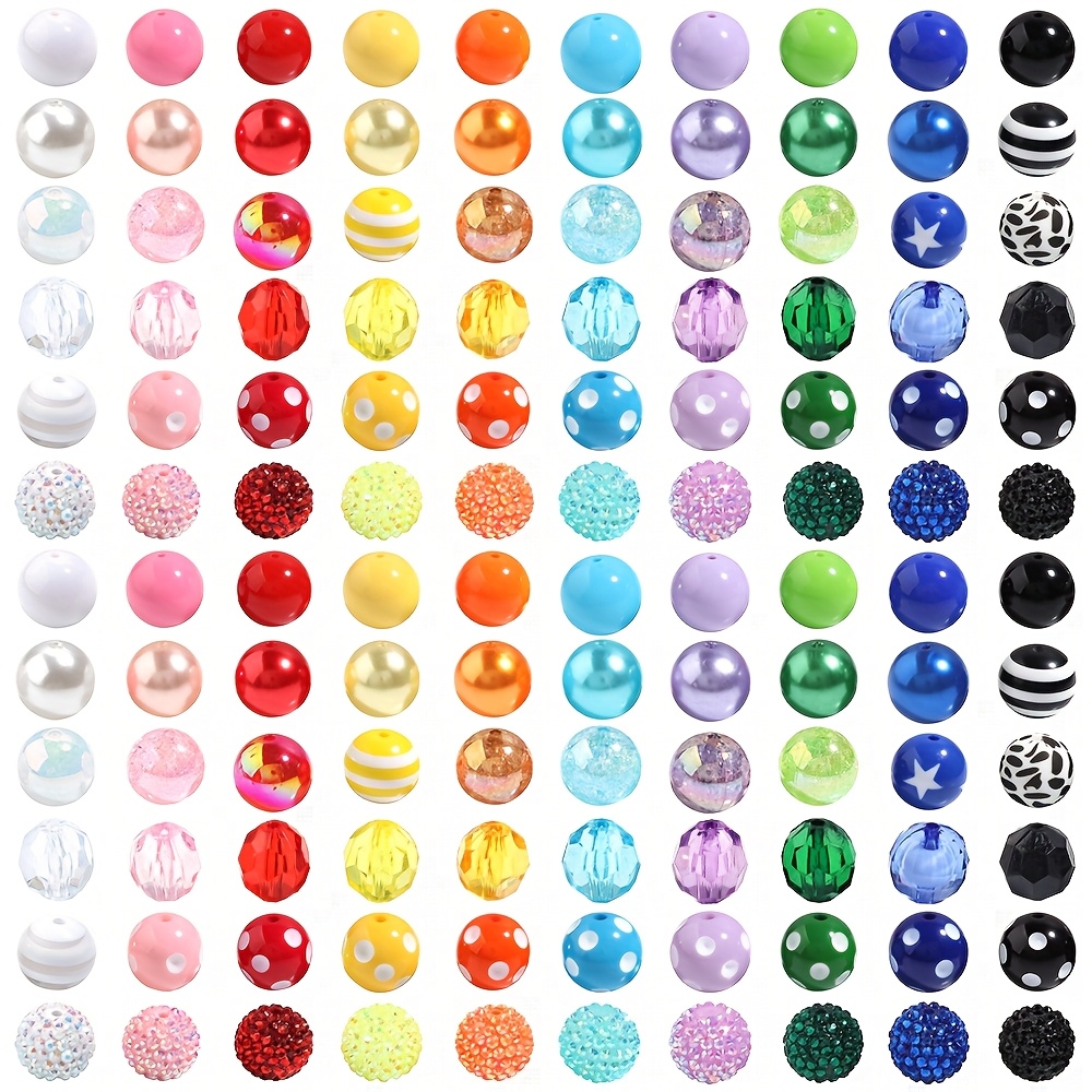 

12/120pcs 20mm Assorted Styles Mixed Pen Beads, Your Unique Bracelet Pendants, Decorative Beads For Pen Making.