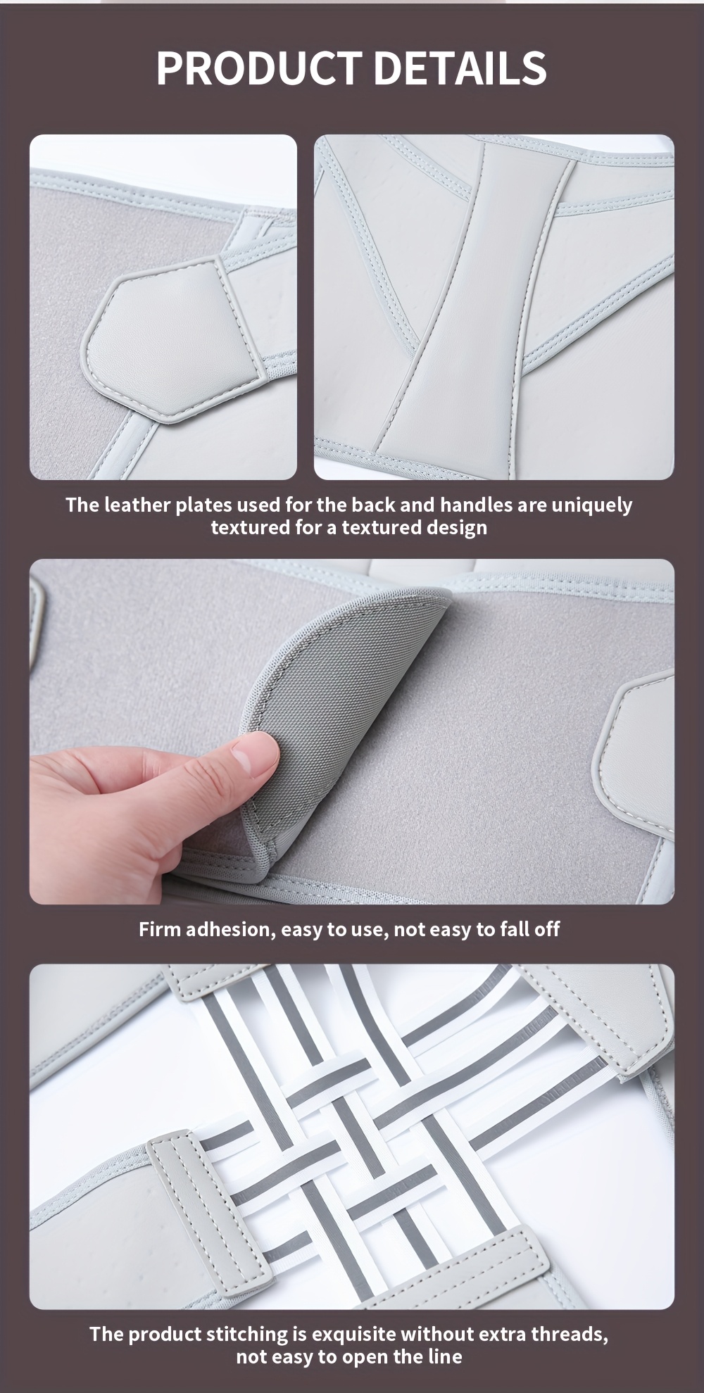 posture for women and men adjustable back brace details 7