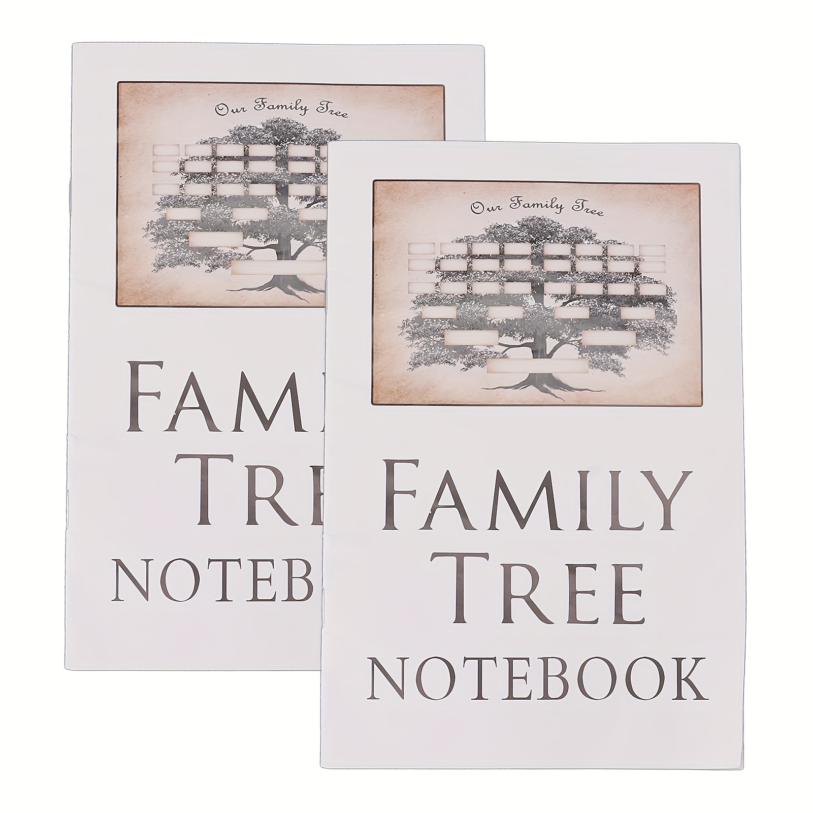 

2pcs Family Tree Notebooks - 16 Pages For History & , , Perfect Gift For Genealogists , Ideal For Preserving Ancestral Information, | Traditional Family Book | Easy , Family Tree Book