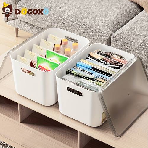 4pcs large capacity portable plastic storage containers and versatile organizers with handles for snacks underwear and kitchen necessities strong and easy to carry ideal for maximizing storage and organization in dorm rooms