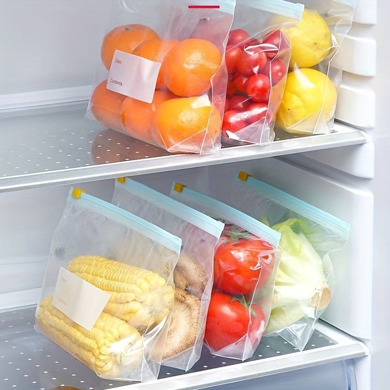 10pcs storage bag transparent   keeping bag sliding rope sealed refrigerator   food storage bag for dry fruit   storing clothes for business trips and   kitchen organizers and storage kitchen accessories details 0