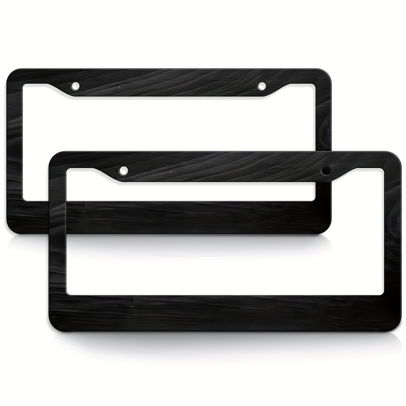Carbon Fiber License Plate Frames, 2 Pack, Djibouti