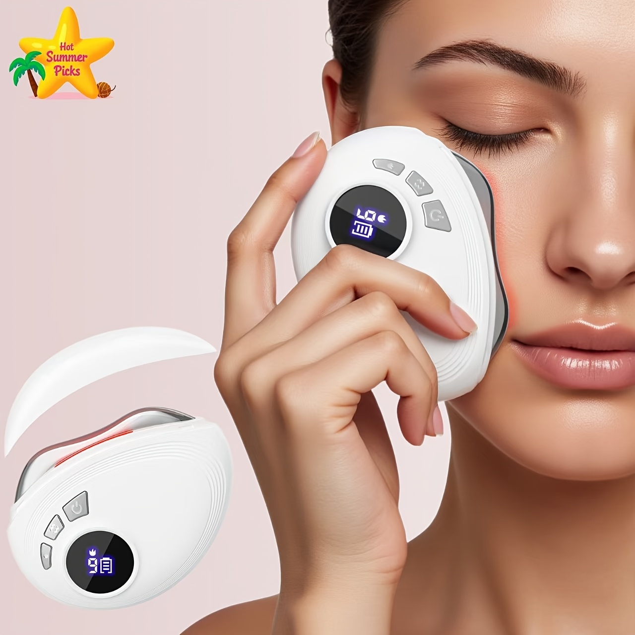 electric gua sha facial sculpting 9  for vibration and another 9  for  