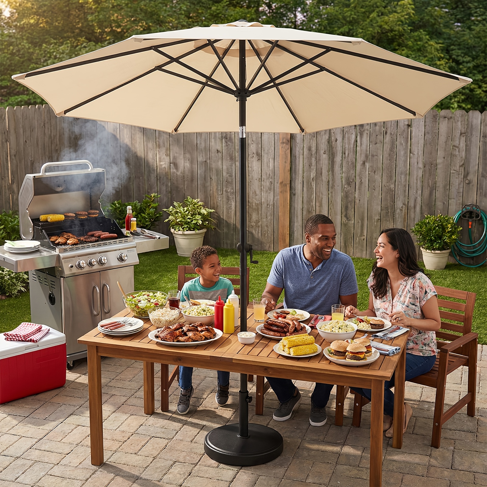 7.5 or 9 umbrella patio 7ft patio umbrella sold on Temu United States