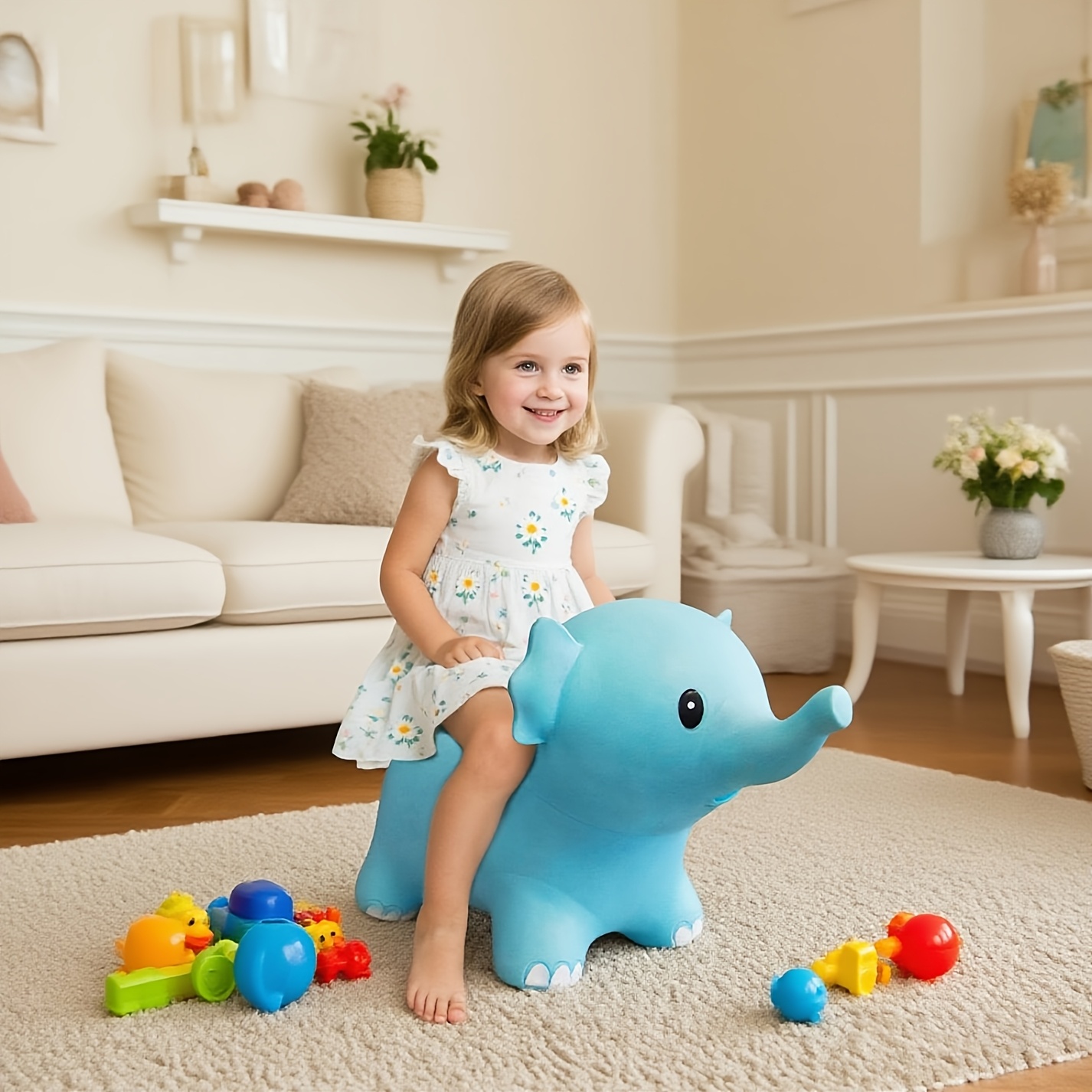 elephant hopper toddlers bouncy animals jumping Temu Australia