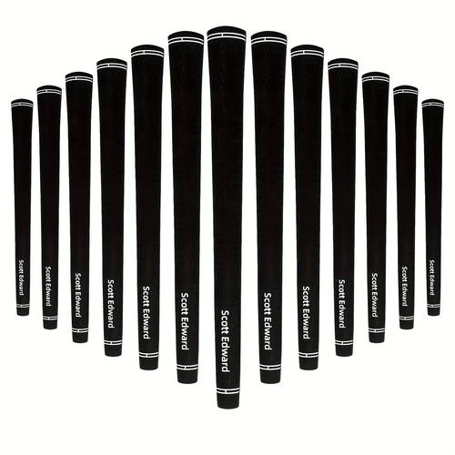 13pcs golf grips anti slip and shock absorbing rubber grips suitable for professional and amateur players swing stability ultra light and breathable on the golf course