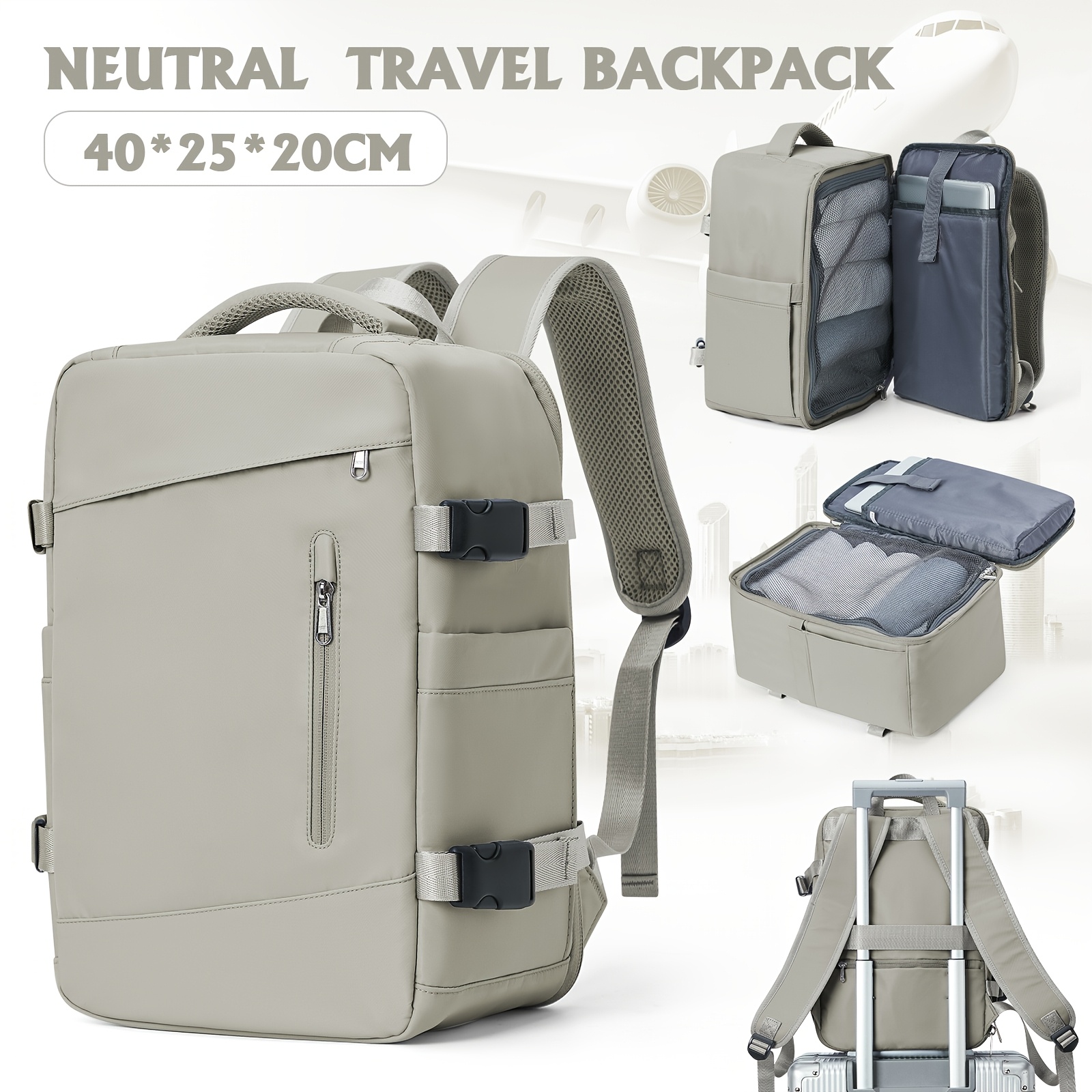 antitheft laptop backpack GoPack LUXE Anti-Theft Laptop Backpack with USB Fast-Charging for Lapt