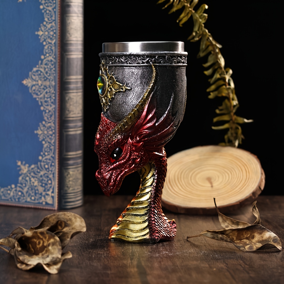 dragon goblet sold on Temu United States