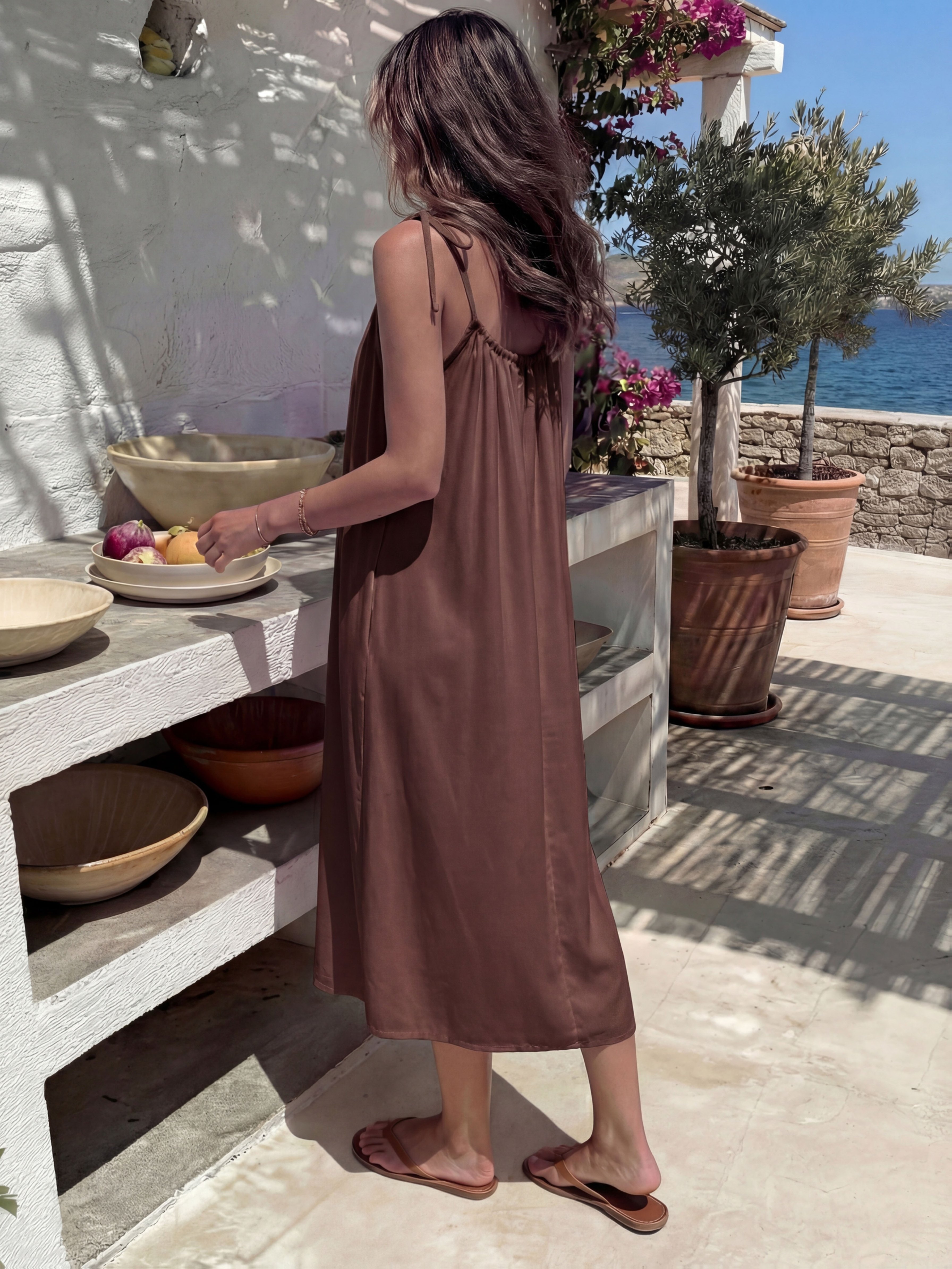 eyelet maxi dress White Square Neck Smocked Bodice Cap Sleeve Eyelet Maxi Dress
