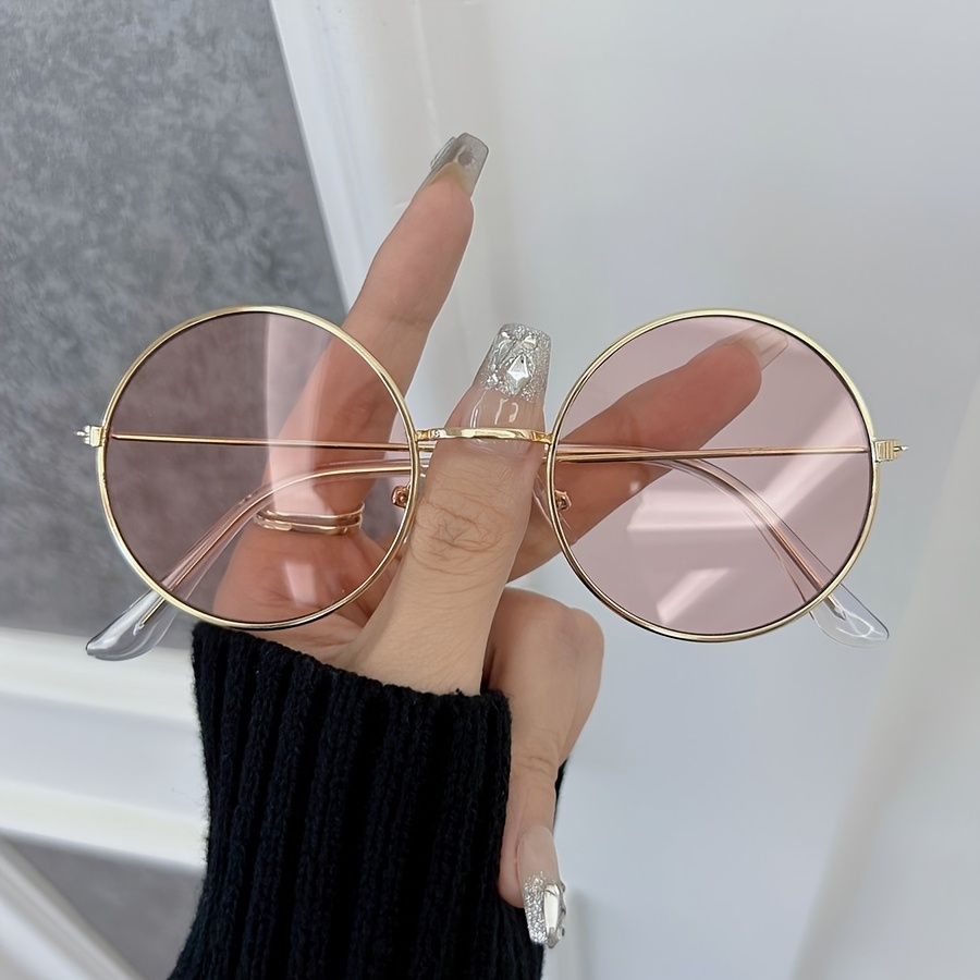 

1pc Vintage Oval Fashion Glasses Women Men Retro Round Trendy Casual Shaped Female